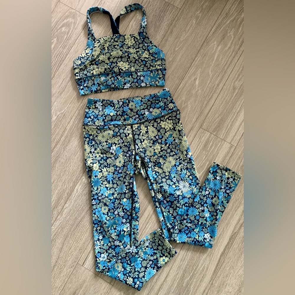 2 pc Free People Movement Lose Control Bra/Leggings SET *last one* - Picture 2 of 6